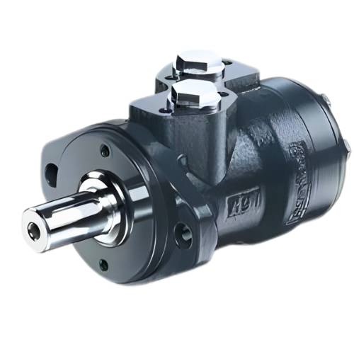 high-torque hydraulic motor mounted on a pump